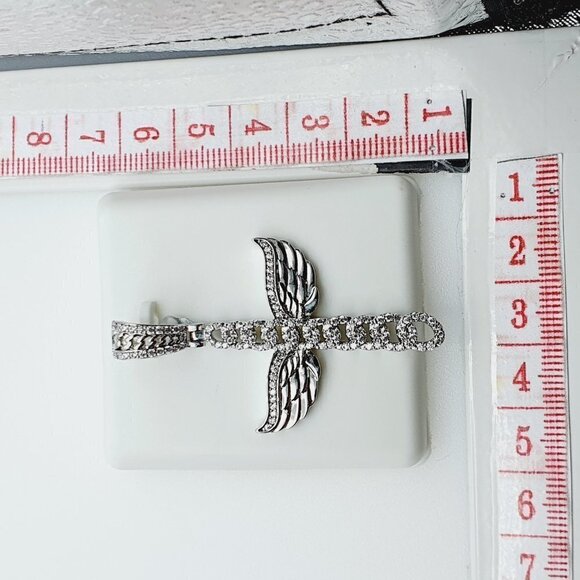 "925 Sterling Silver Plated CZ Pendant, EVBRS342 - Picture 9 of 9